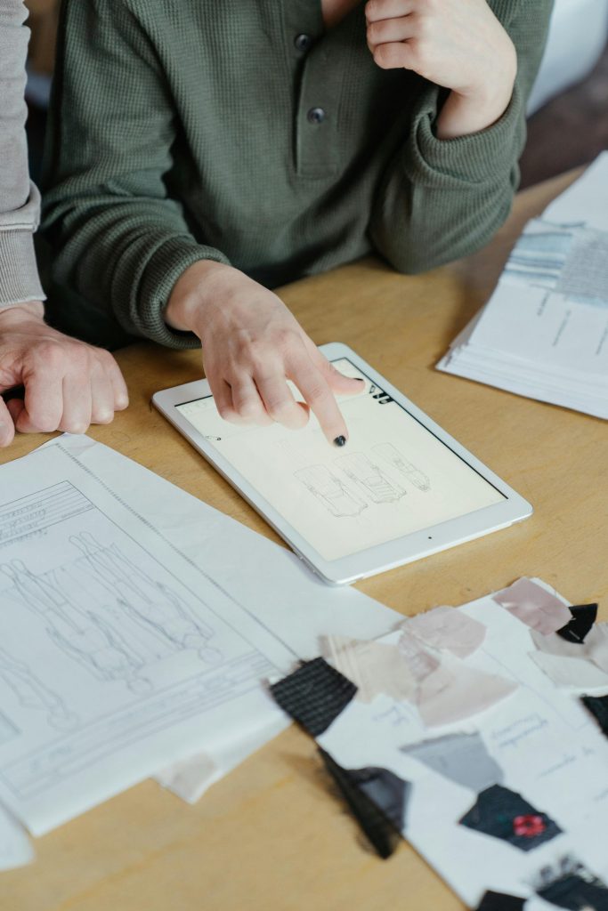 Design vestimentar tableta